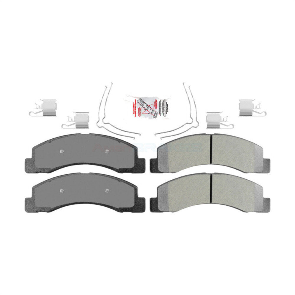 Plaquettes de frein à disque semi-métalliques avant, pour Ford F-350 Super Duty F-250 Excursion