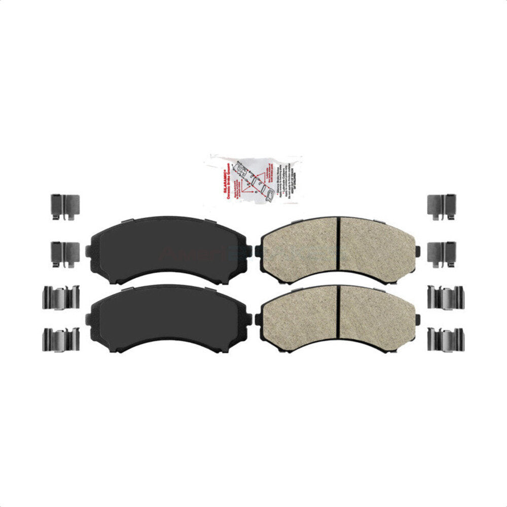 Plaquettes de frein à disque semi-métalliques avant, pour Mitsubishi Endeavour Montero Isuzu Rodeo