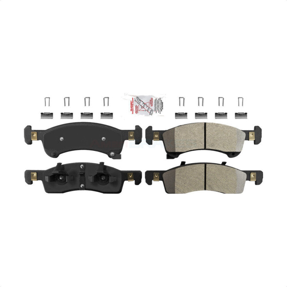 Plaquettes de frein à disque semi-métalliques avant pour Ford Expedition Lincoln Navigator