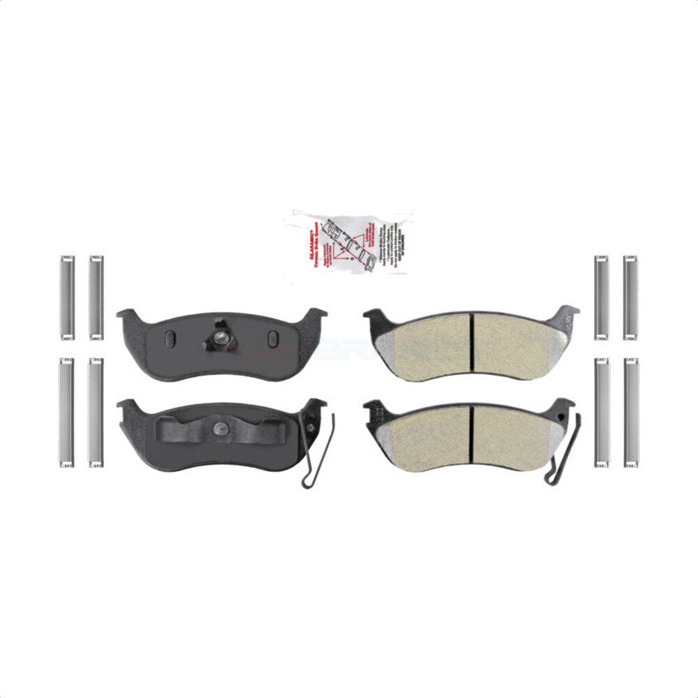 Plaquettes de frein à disque semi-métalliques arrière, pour Jeep Liberty Ford Wrangler Explorer Spor