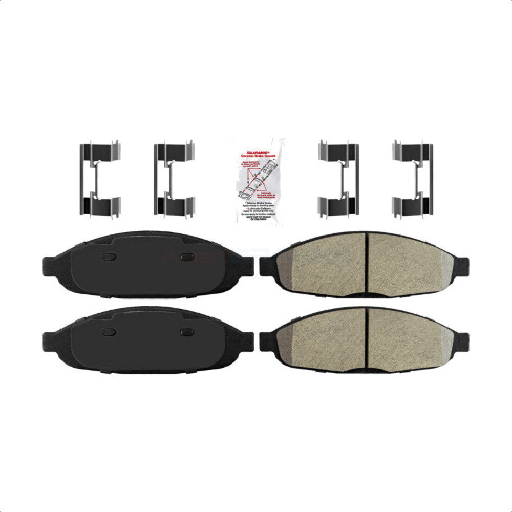 Plaquettes de frein à disque semi-métalliques avant pour Chrysler Pacifica 2004-2008 NWF-PRM997
