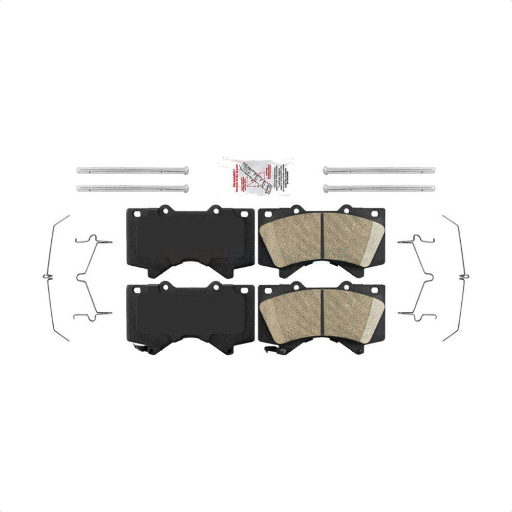 Plaquettes de frein à disque avant en céramique, pour Toyota Tundra Sequoia Lexus LX570 Land Cruise