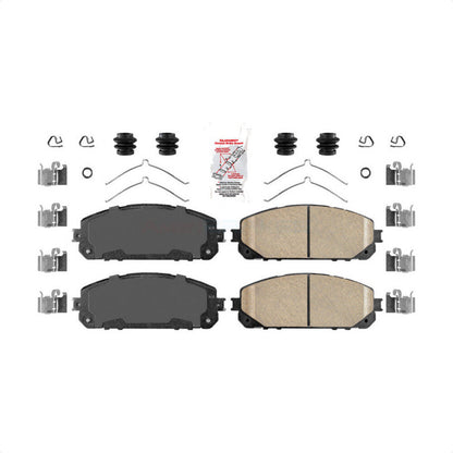 Plaquettes de frein à disque avant en céramique pour Jeep Cherokee 14-23 avec étrier à double piston