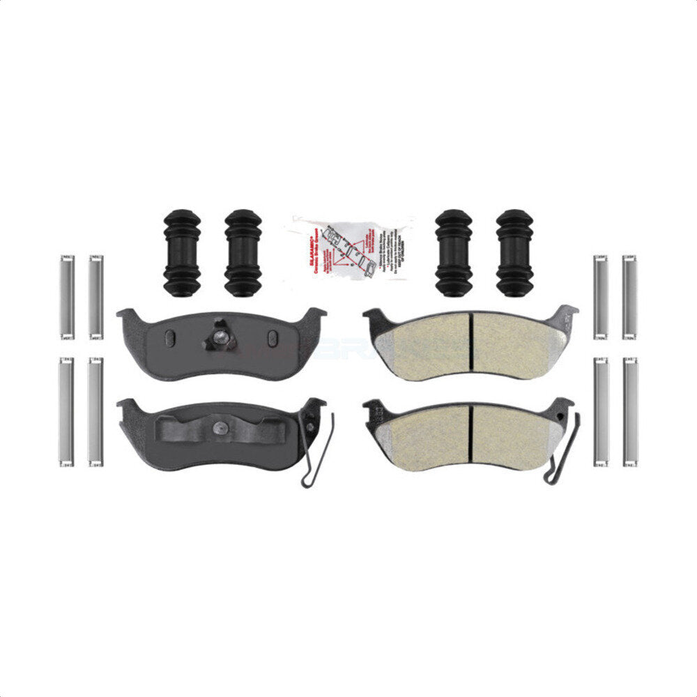 Plaquettes de frein à disque semi-métalliques arrière, pour Jeep Liberty Ford Wrangler Explorer Spor