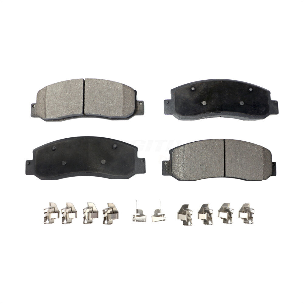 Plaquettes de frein à disque semi-métalliques avant, pour Ford F-350 Super Duty F-250 F-450