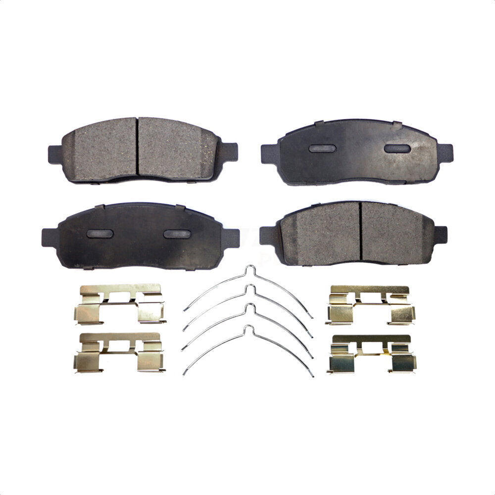 Plaquettes de frein à disque semi-métalliques avant pour Ford F-150 Lincoln Mark LT PPF-D1083