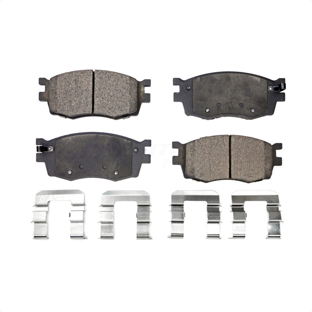 Plaquettes de frein à disque semi-métalliques avant, pour Hyundai Accent Kia Rio Rio5 2006 – 2011