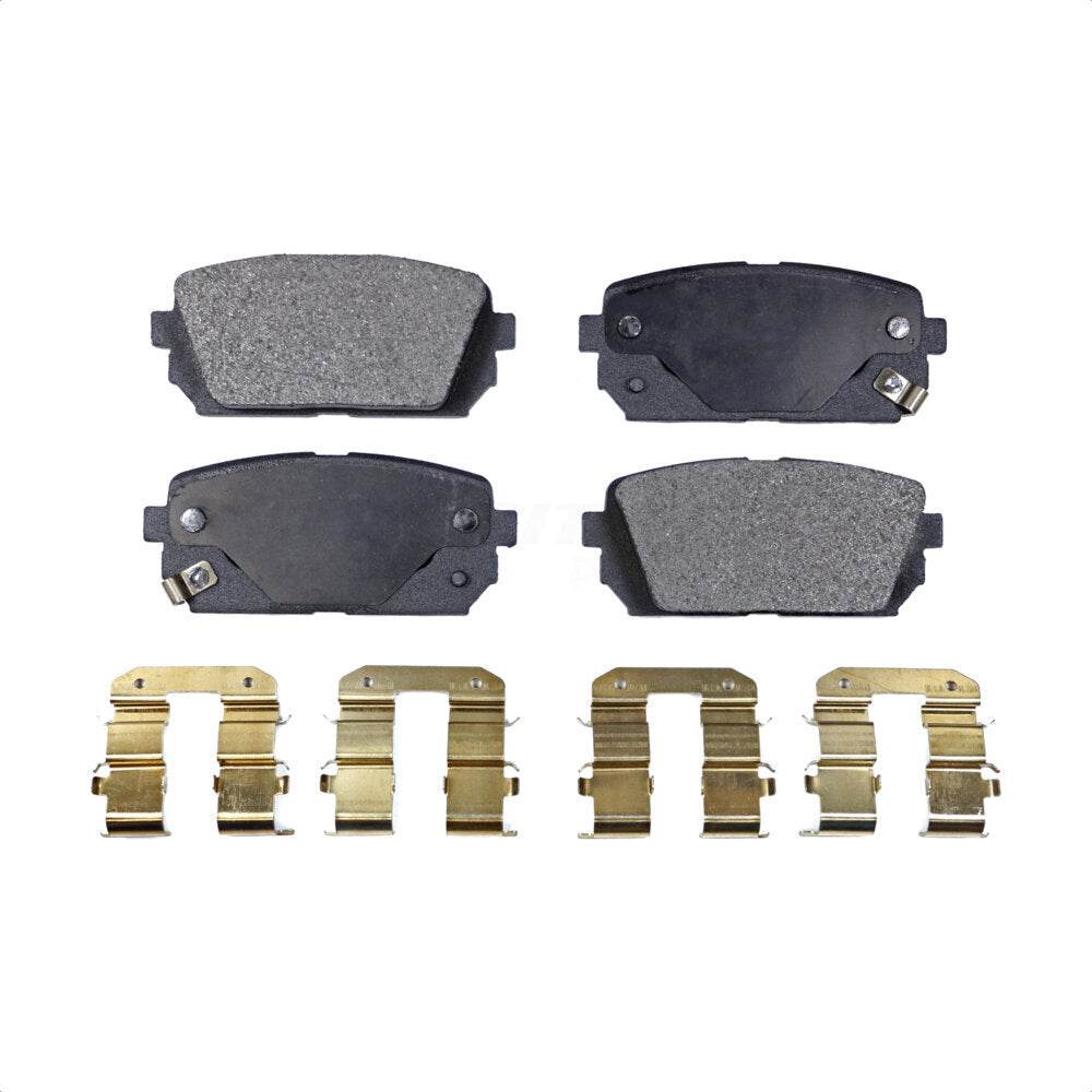 Plaquettes de frein à disque semi-métalliques arrière pour Kia Rondo 2007-2012 PPF-D1296