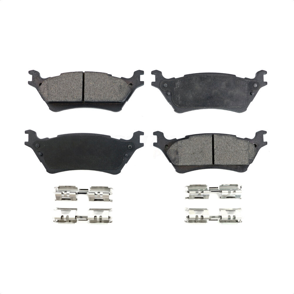 Plaquettes de frein à disque semi-métalliques arrière pour Ford F-150 PPF-D1602