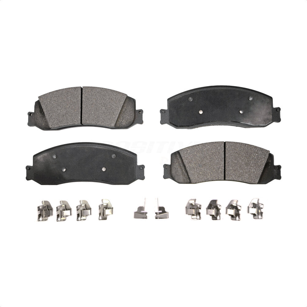 Plaquettes de frein à disque semi-métalliques avant pour Ford F-350 Super Duty F-250 PPF-D1631