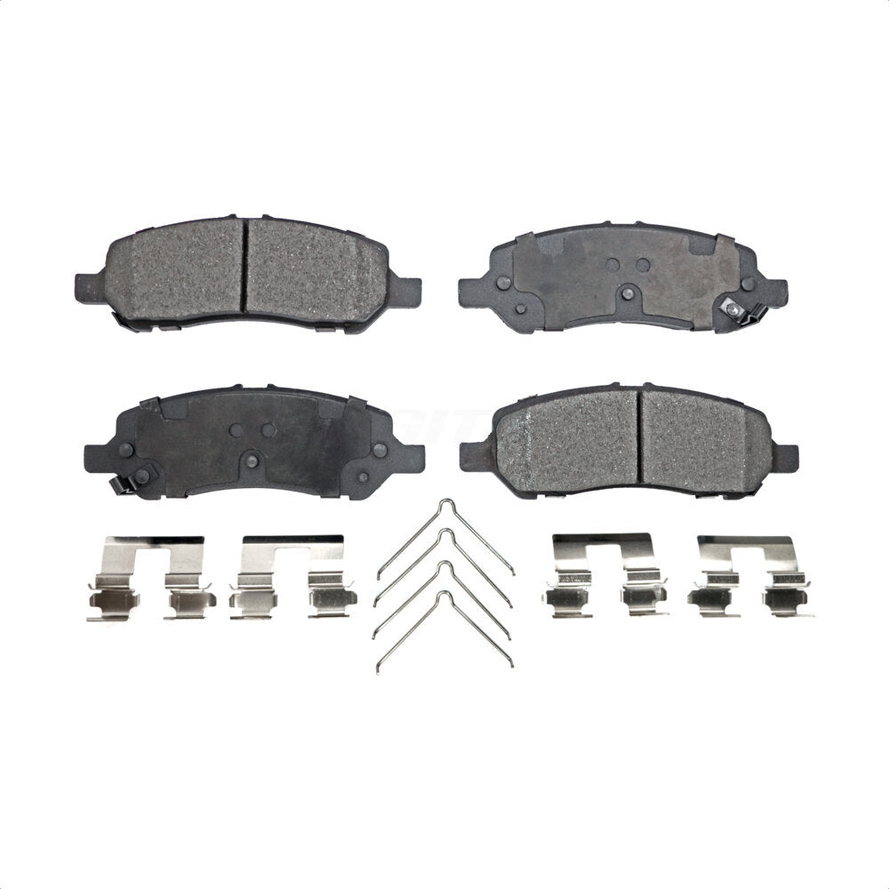 Plaquettes de frein à disque semi-métalliques arrière pour Dodge Dart 2013-2016 PPF-D1647