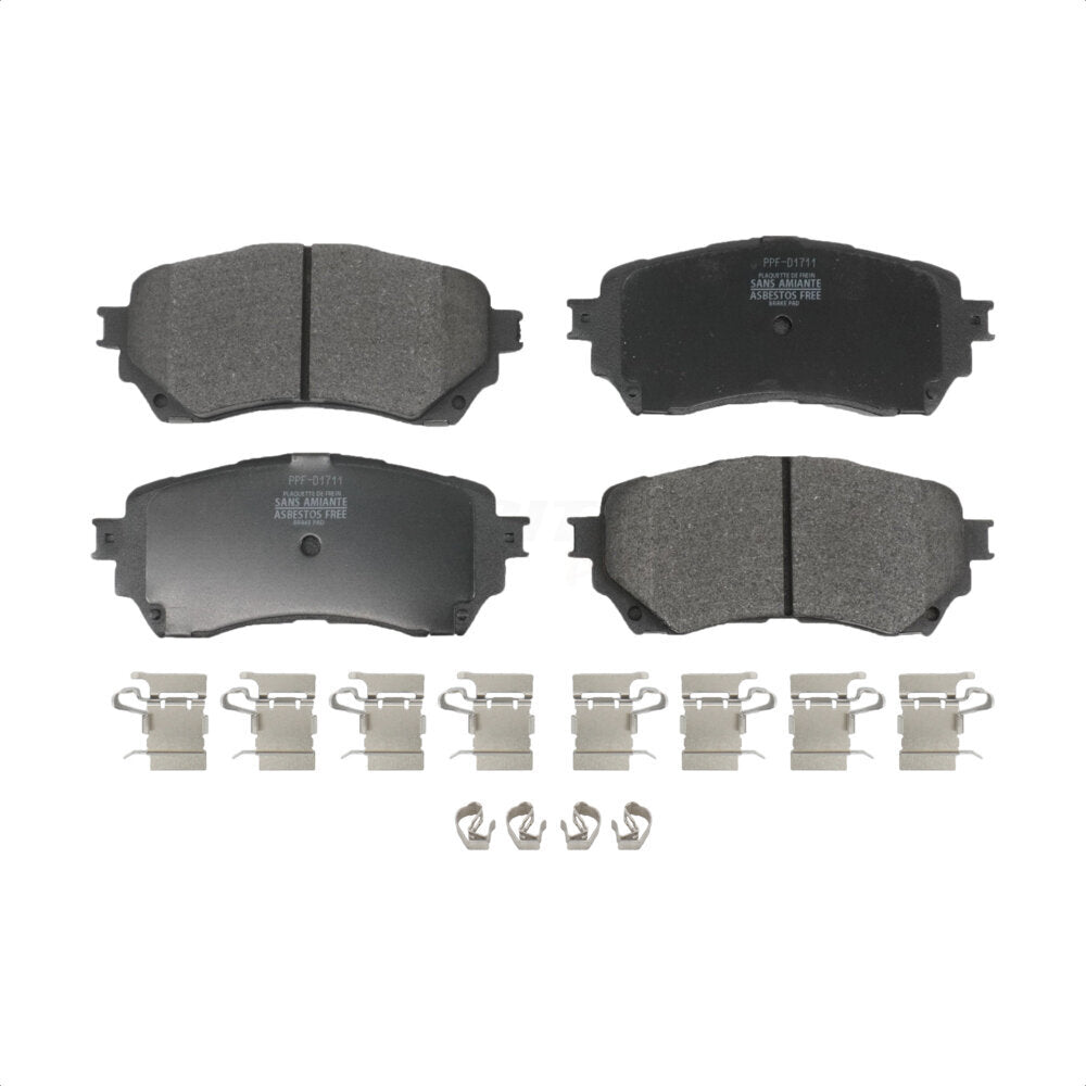 Plaquettes de frein à disque semi-métalliques avant pour Mazda 6 PPF-D1711