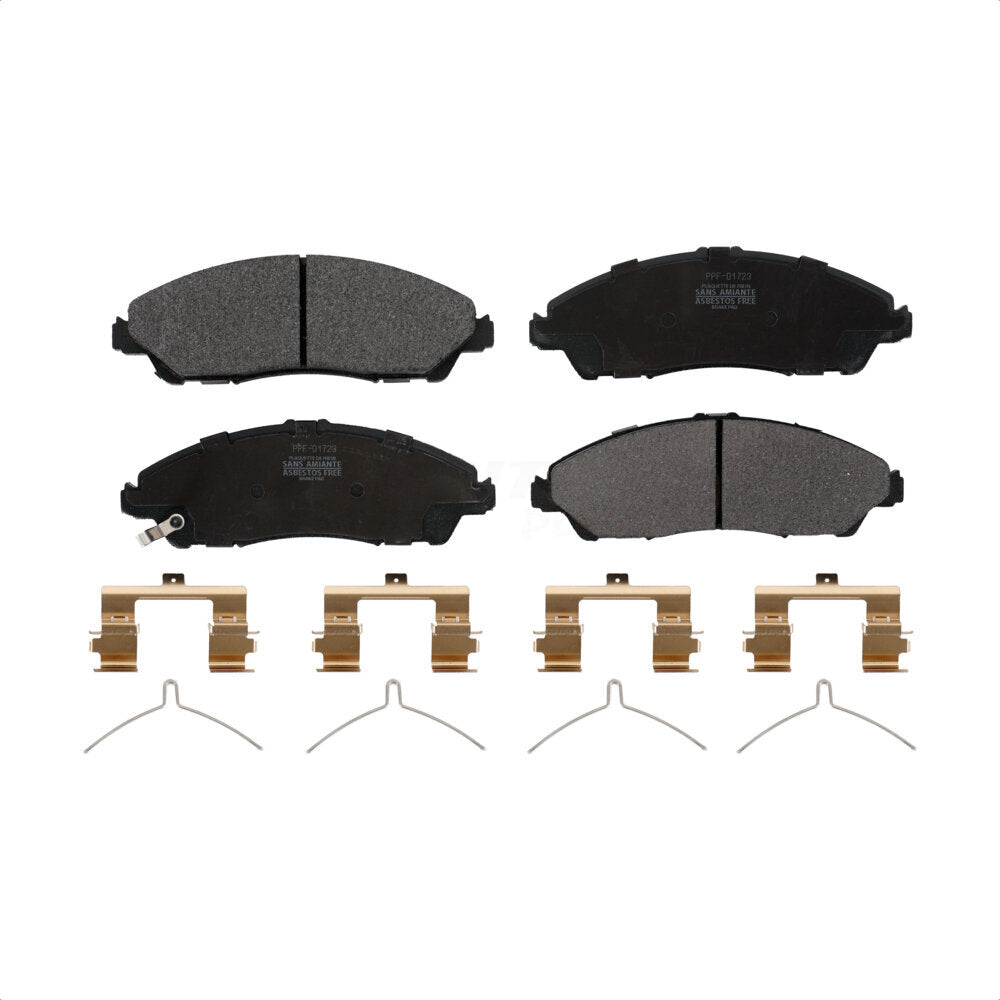 Plaquettes de frein à disque semi-métalliques avant pour Honda Pilot Acura MDX Ridgeline