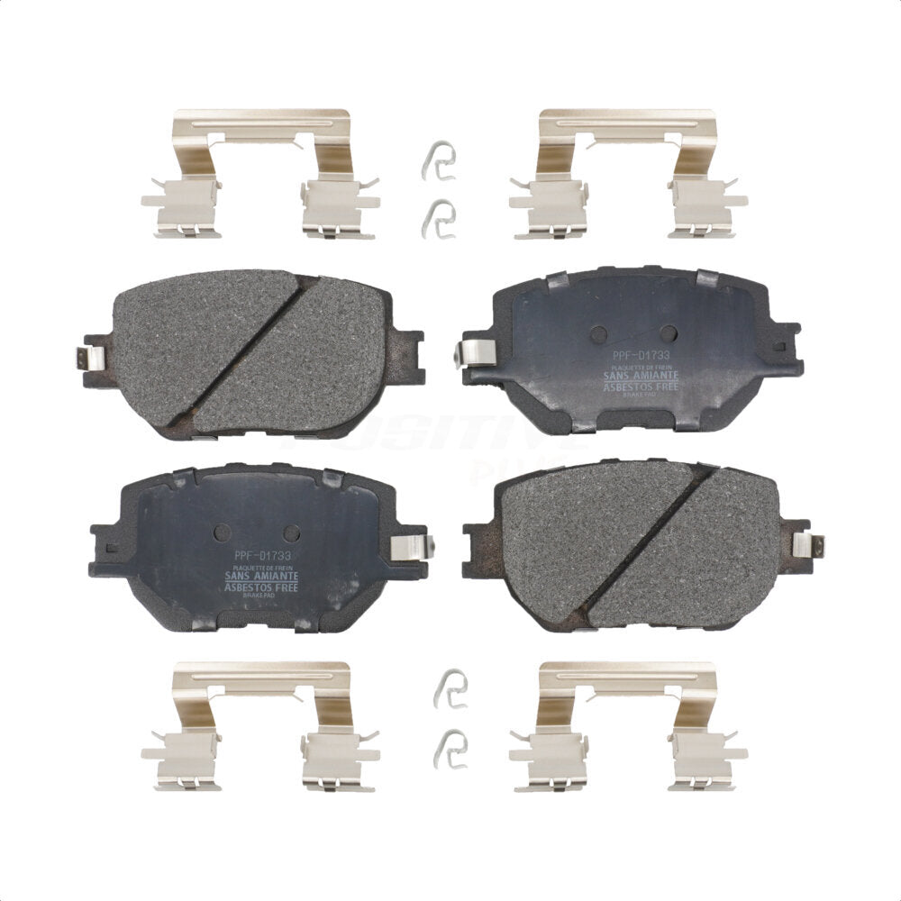Plaquettes de frein à disque semi-métalliques avant pour Lexus IS250 PPF-D1733