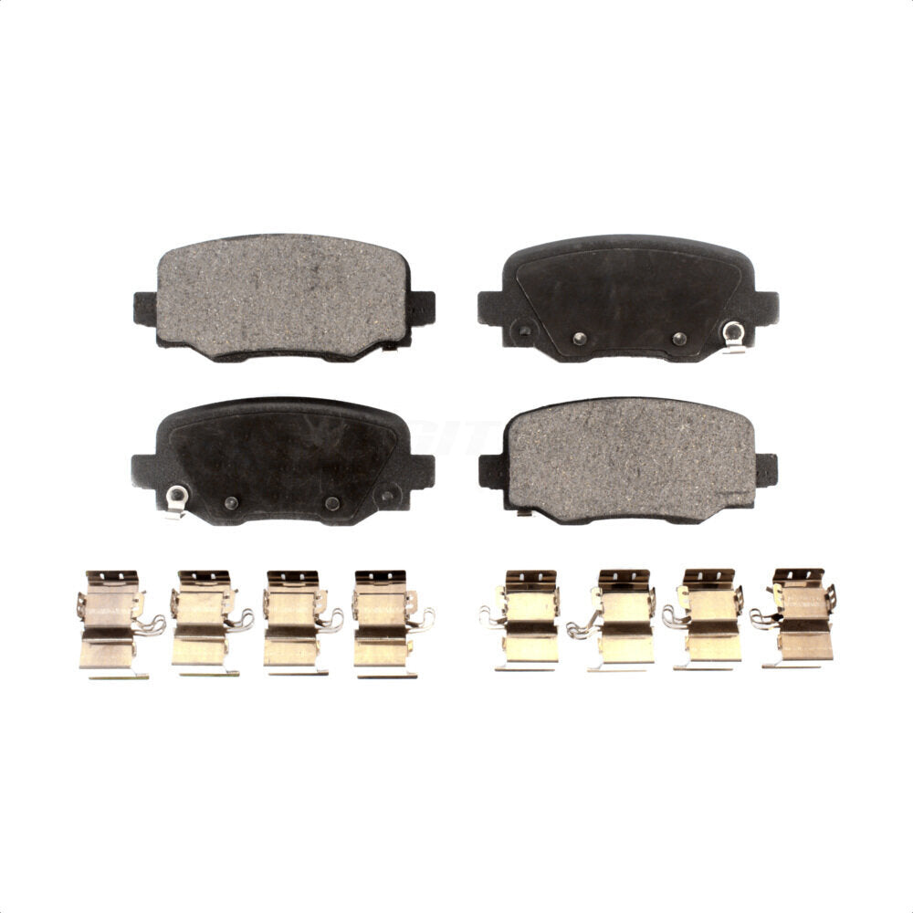 Plaquettes de frein à disque semi-métalliques arrière pour Jeep Cherokee Chrysler 200 PPF-D1734