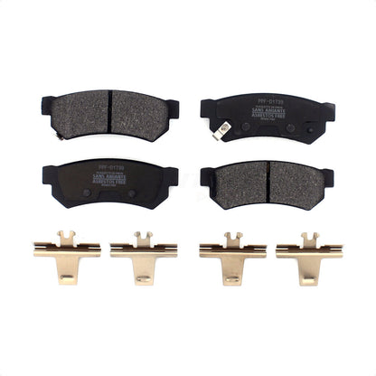 Plaquettes de frein à disque semi-métalliques arrière pour Chevrolet Spark EV PPF-D1739