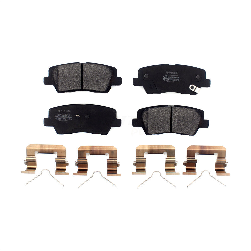 Plaquettes de frein à disque semi-métalliques arrière pour Cadillac ATS CTS PPF-D1839