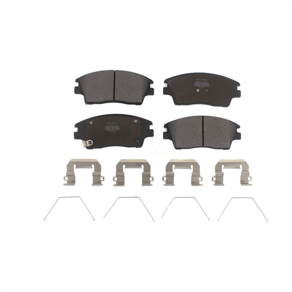 Plaquettes de frein à disque semi-métalliques avant, pour Hyundai Elantra Tucson Kia Sportage