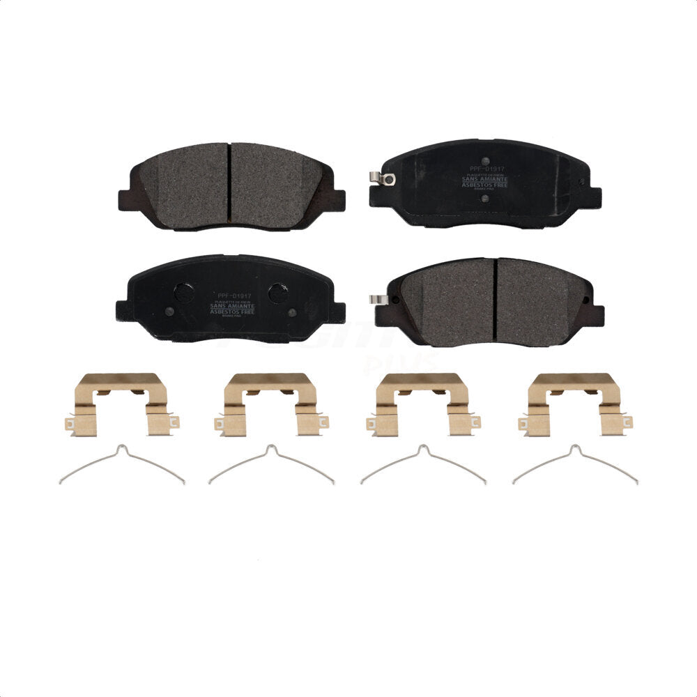 Plaquettes de frein à disque semi-métalliques avant pour Hyundai Santa Fe XL PPF-D1917