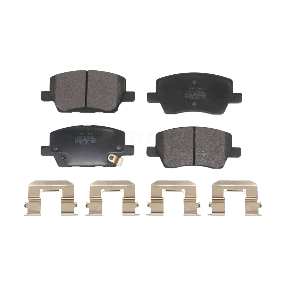 Plaquettes de frein à disque semi-métalliques avant pour Chevrolet Sonic 2018-2020 PPF-D1929