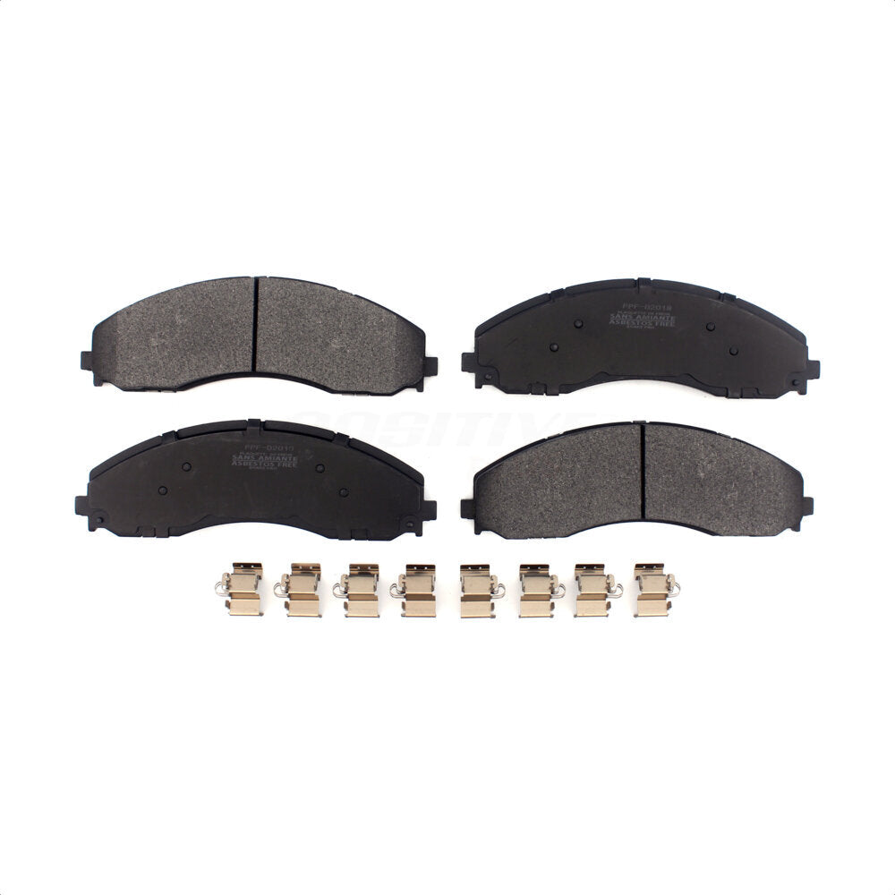 Plaquettes de frein à disque semi-métalliques pour Ford F-450 Super Duty F-550 F-600 PPF-D2018