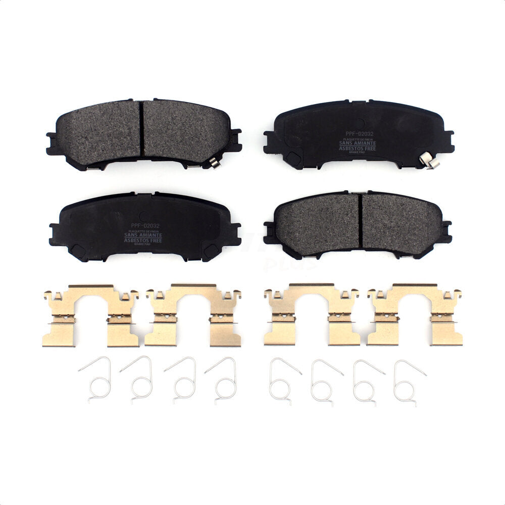 Plaquettes de frein à disque semi-métalliques arrière pour Nissan TITAN 2017-2023 PPF-D2032