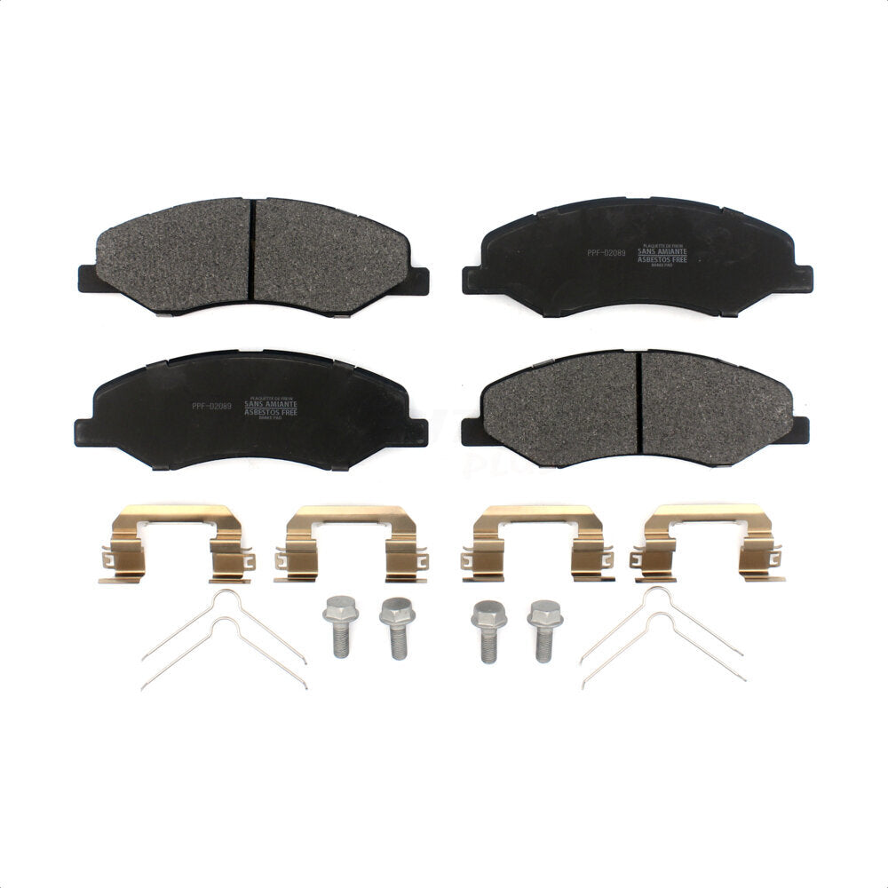 Plaquettes de frein à disque avant semi-métalliques pour Honda Odyssey 2018-2023 PPF-D2089