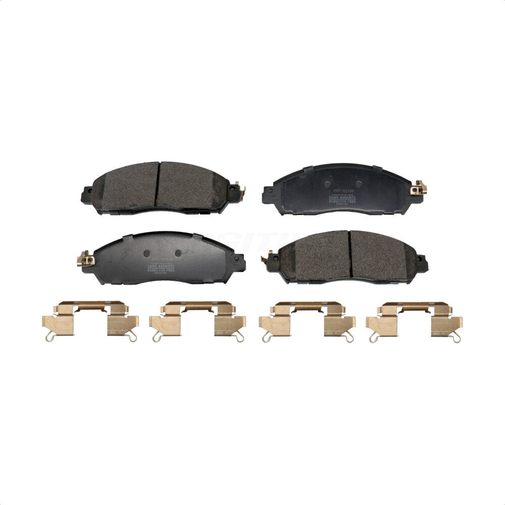 Plaquettes de frein à disque semi-métalliques avant pour Nissan LEAF NV200 PPF-D2138