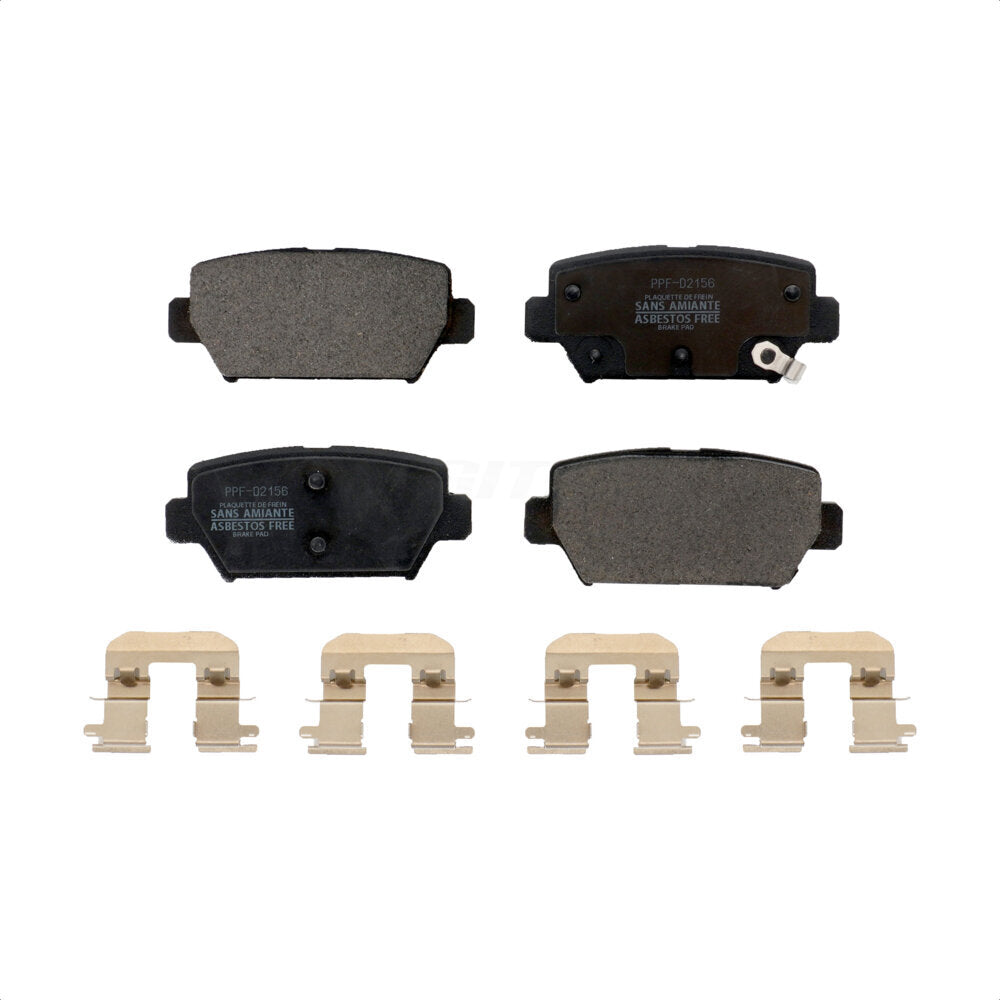 Plaquettes de frein à disque semi-métalliques arrière pour Mitsubishi Eclipse Cross PPF-D2156