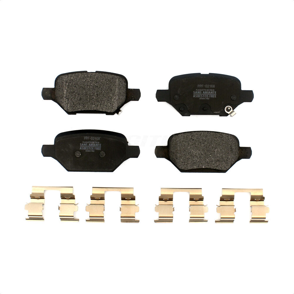 Plaquettes de frein à disque semi-métalliques arrière pour Buick Encore Chevrolet Trax 2018 – 2022