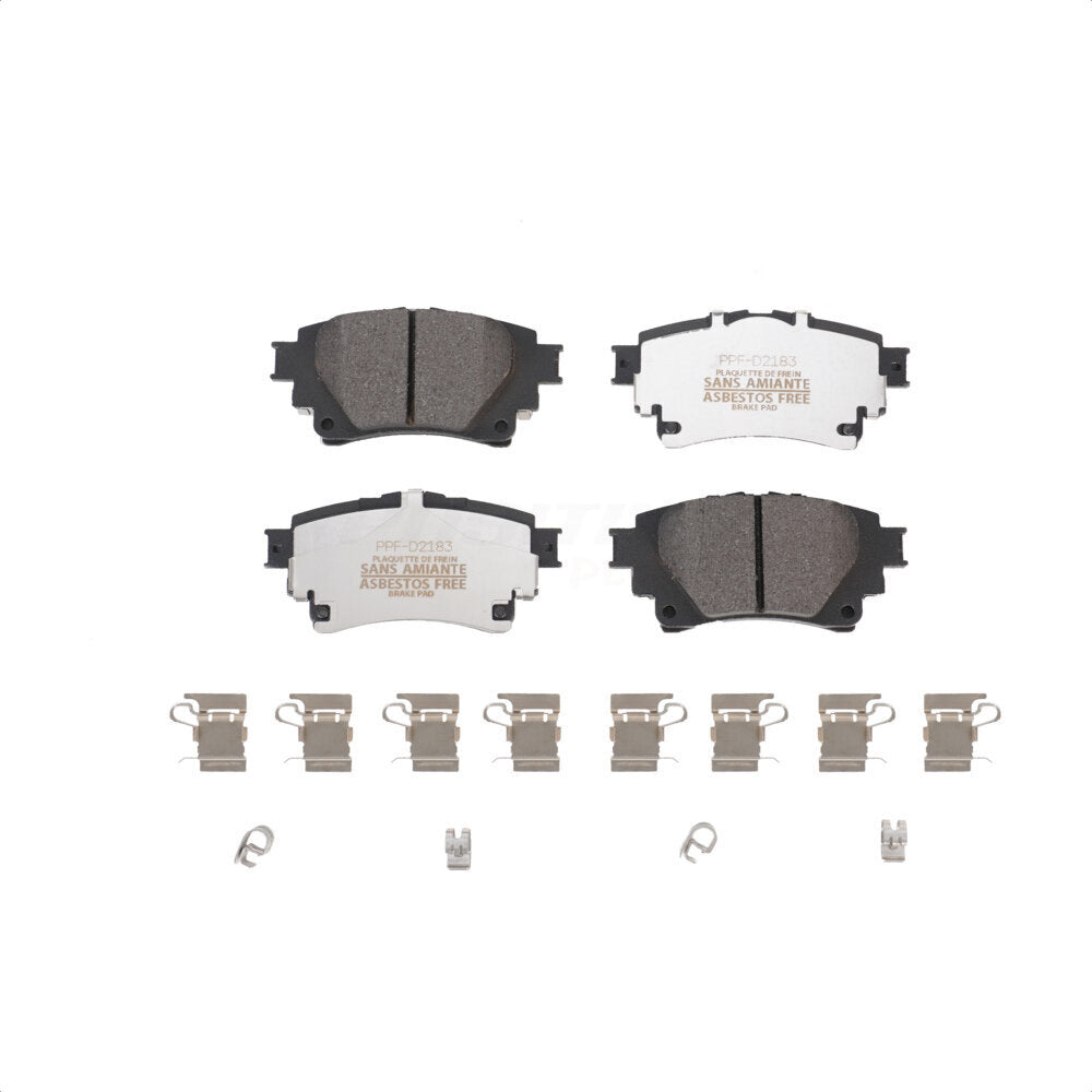 Plaquettes de frein à disque semi-métalliques arrière pour Toyota Corolla PPF-D2183
