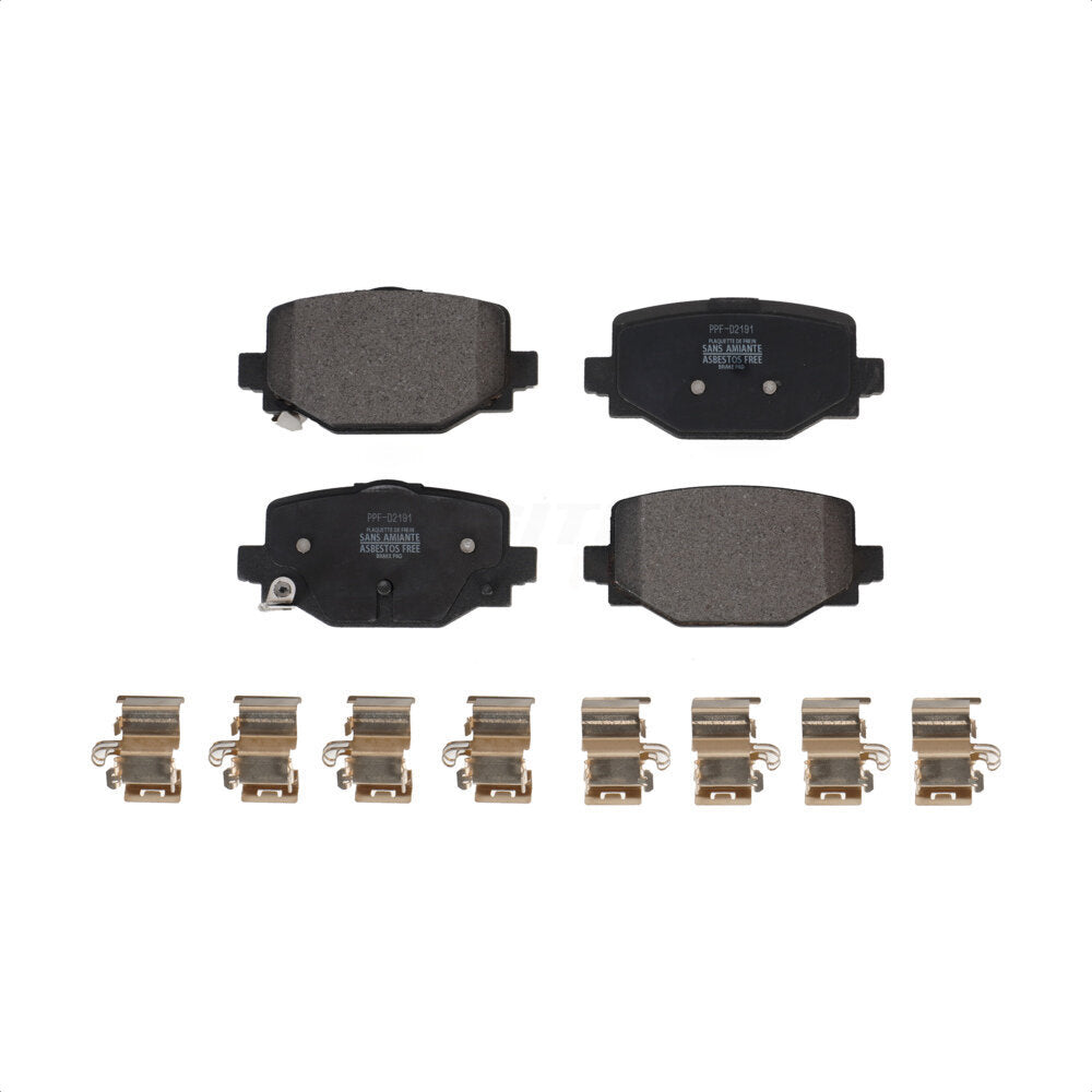 Plaquettes de frein à disque semi-métalliques arrière pour INFINITI QX50 QX55 PPF-D2191