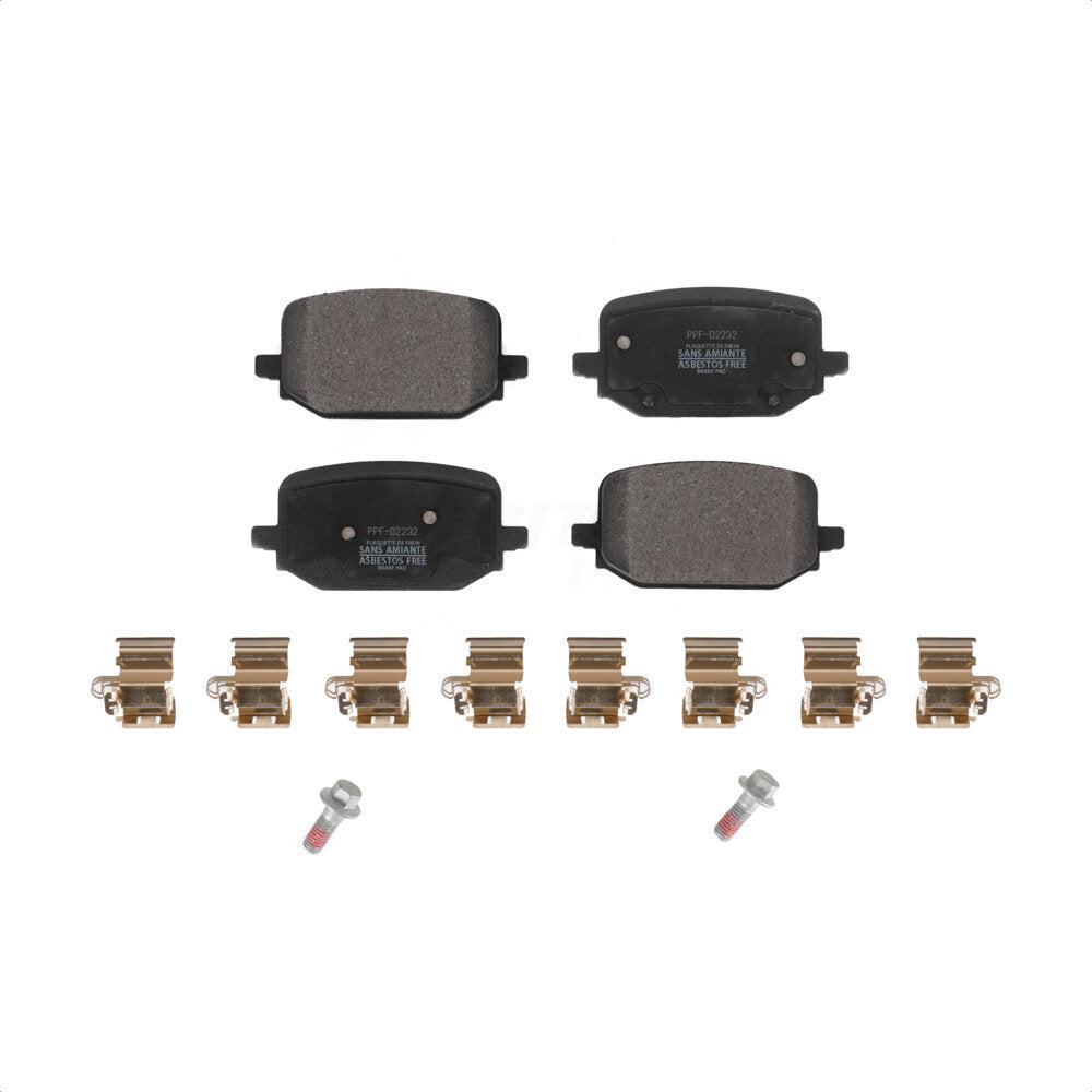 Plaquettes de frein à disque semi-métalliques arrière pour Ford Explorer PPF-D2232