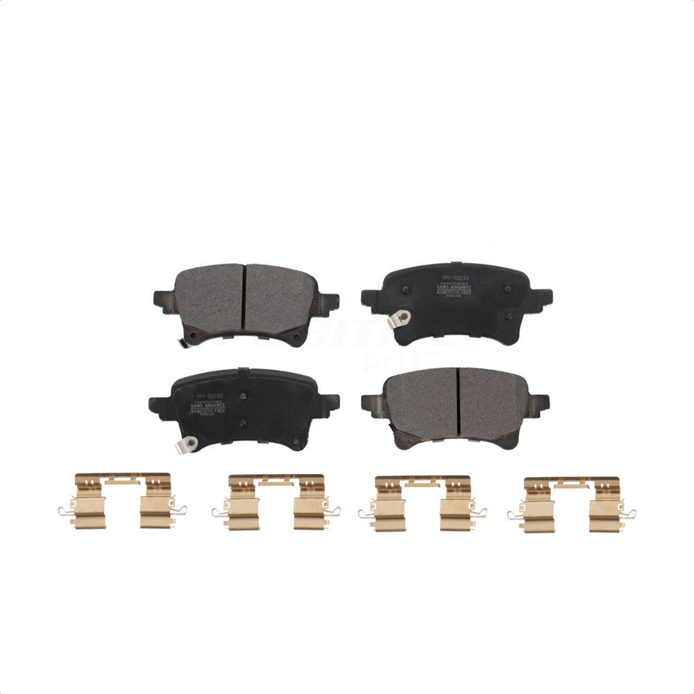 Plaquettes de frein à disque semi-métalliques arrière pour Jeep Wrangler Gladiator PPF-D2233