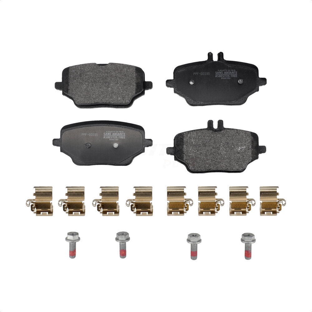 Plaquettes de frein à disque semi-métalliques arrière pour Mercedes-Benz GLE350 PPF-D2235