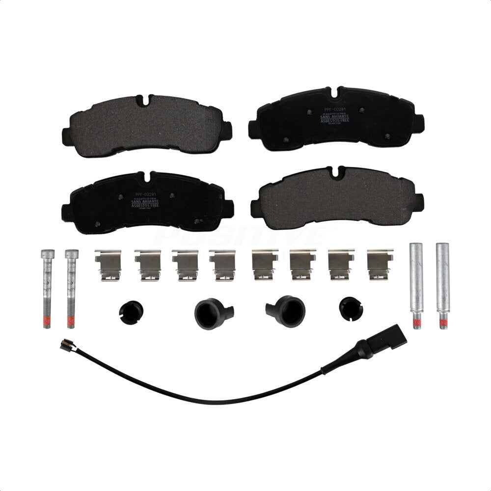 Plaquettes de frein à disque semi-métalliques arrière pour Ford Transit-350 HD PPF-D2281