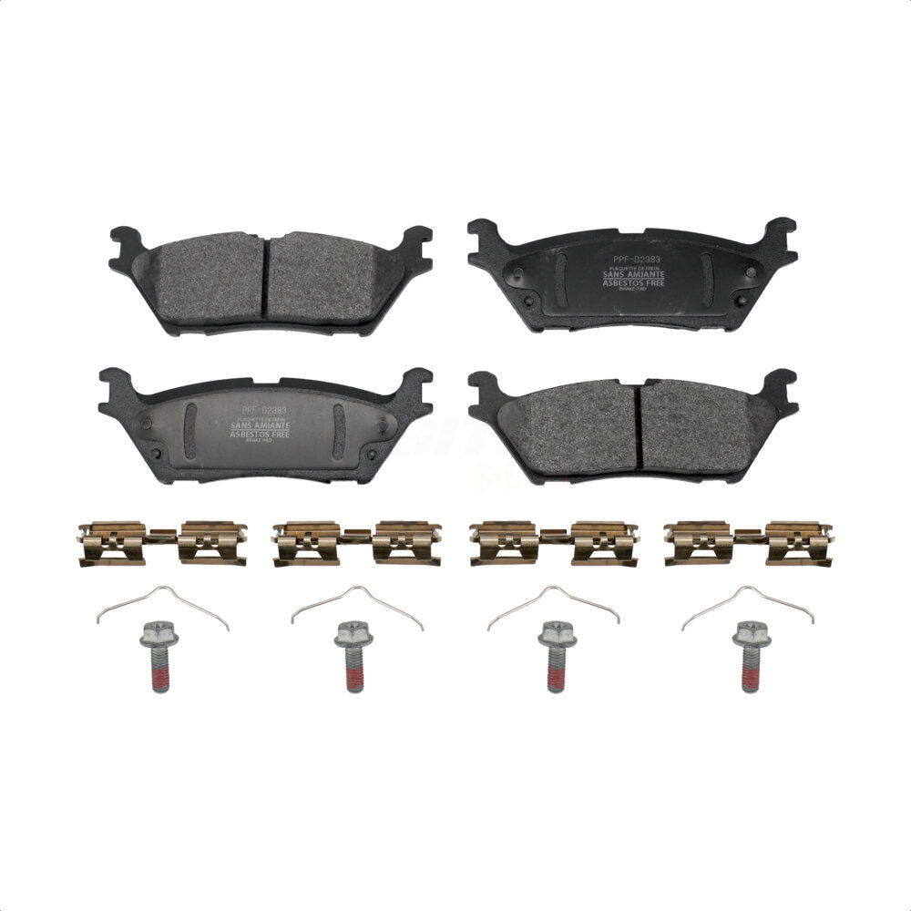 Plaquettes de frein à disque semi-métalliques arrière pour Ford F-150 Bronco Lightning Expedition