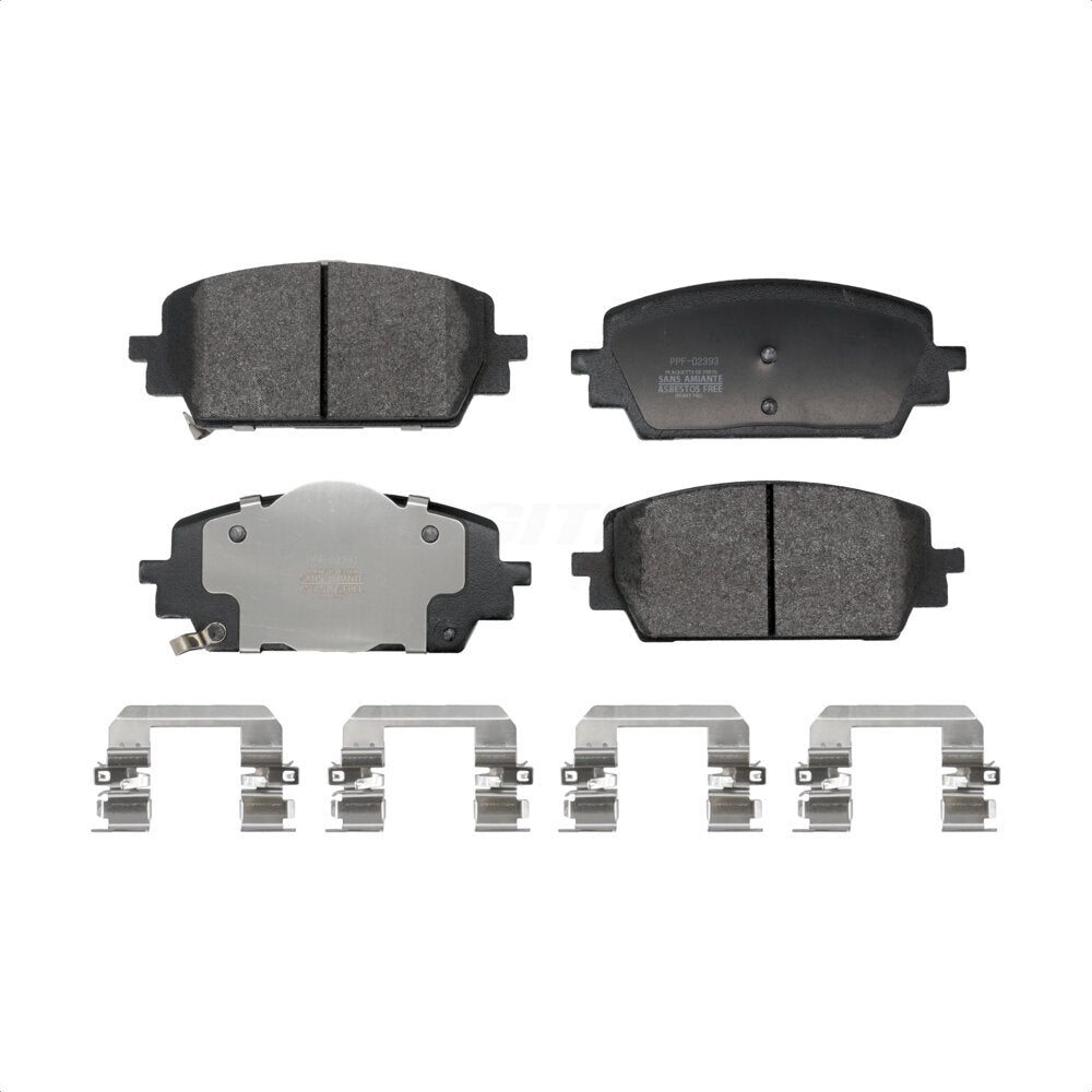 Plaquettes de frein à disque semi-métalliques avant pour Genesis GV70 G80 2.5L PPF-D2393