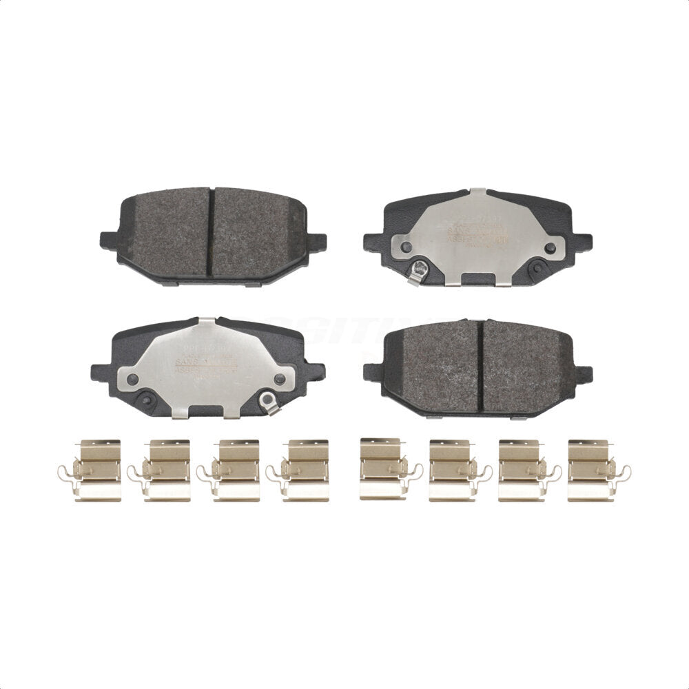 Plaquettes de frein à disque semi-métalliques arrière pour Acura MDX Honda Pilot PPF-D2397