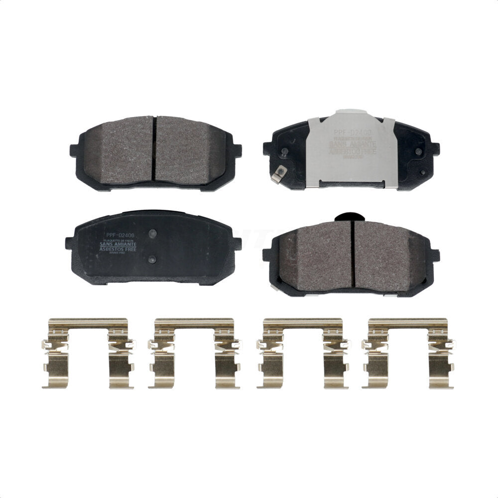 Plaquettes de frein à disque semi-métalliques avant pour Hyundai Elantra PPF-D2400