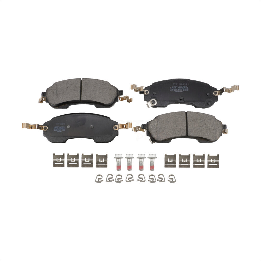 Plaquettes de frein à disque semi-métalliques arrière pour Ford Bronco PPF-D2414