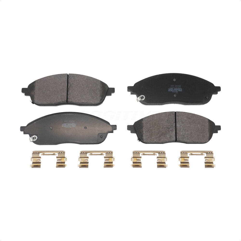 Plaquettes de frein à disque semi-métalliques avant pour Jeep Grand Cherokee L PPF-D2436