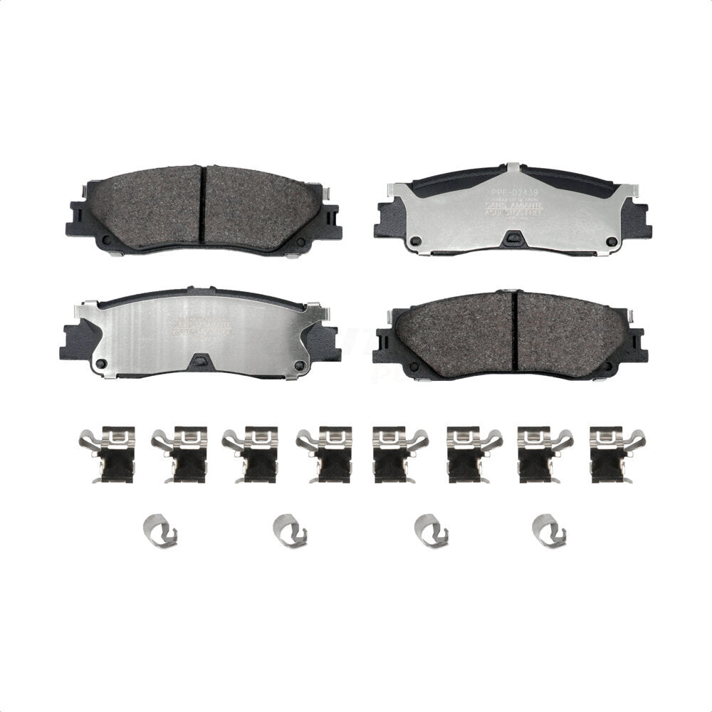 Plaquettes de frein à disque semi-métalliques arrière, pour Toyota Tundra Sequoia Lexus LX600
