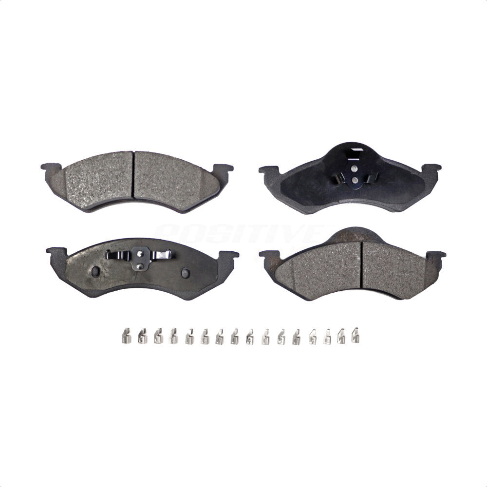 Plaquettes de frein à disque avant semi-métalliques pour Dodge Dakota Durango 2000-2002 PPF-D820