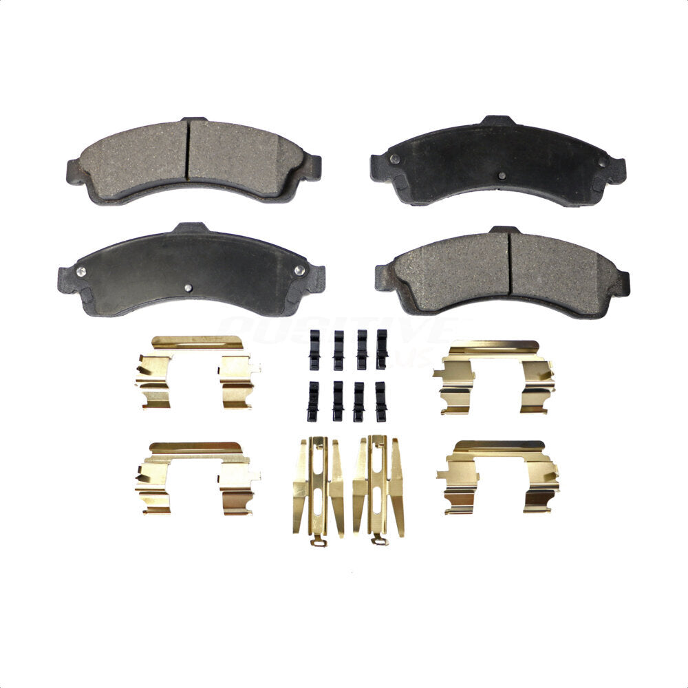 Plaquettes de frein à disque semi-métalliques avant, pour GMC Chevrolet Envoy Trailblazer XL EXT