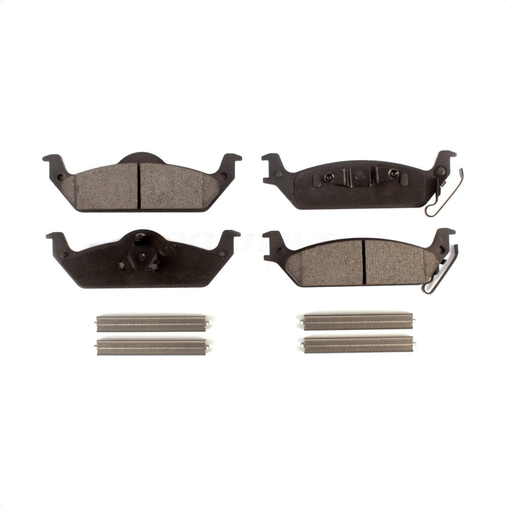 Plaquettes de frein à disque semi-métalliques arrière pour Dodge Dakota 2002-2004 PPF-D963