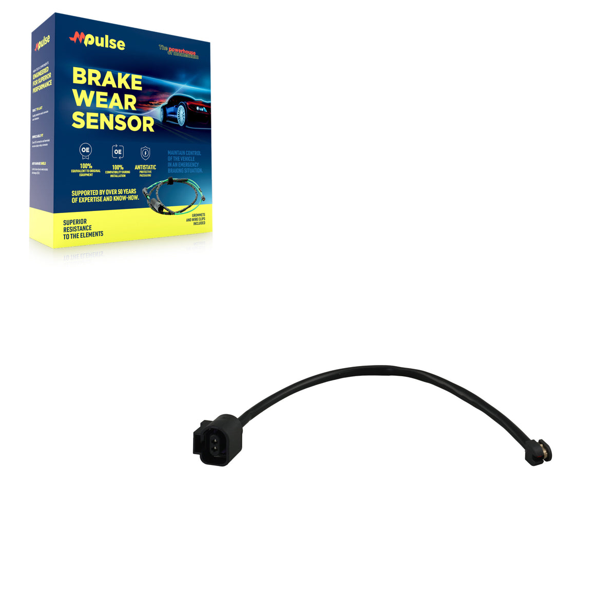 Plaquettes de frein avant Capteur d'usure pour Porsche Cayenne SEN-2BWS0506