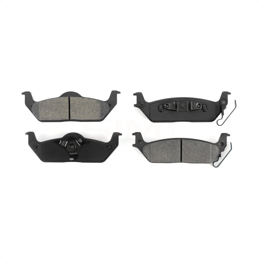 Plaquettes de frein à disque semi-métalliques arrière pour Ford F-150 Lincoln Mark LT SIM-1012
