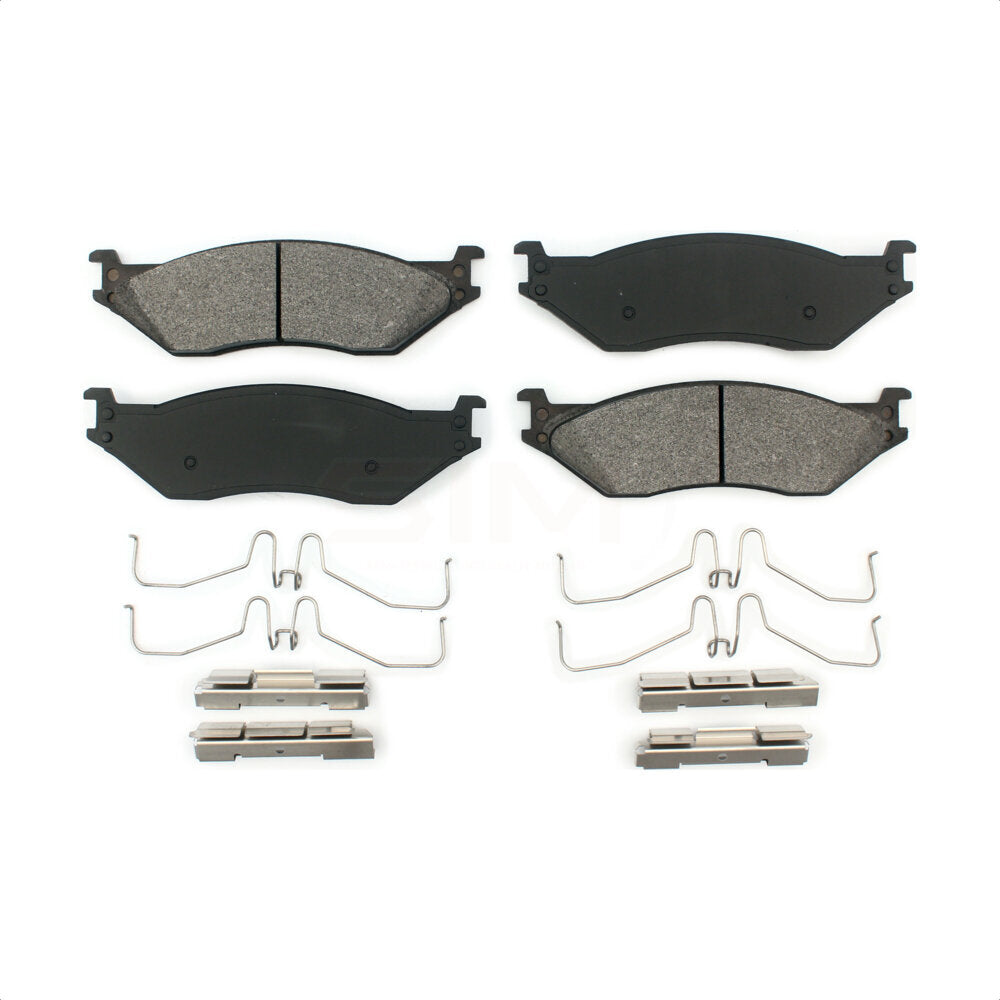 Plaquettes de frein à disque semi-métalliques pour Ford F-450 Super Duty F-550 International F-5