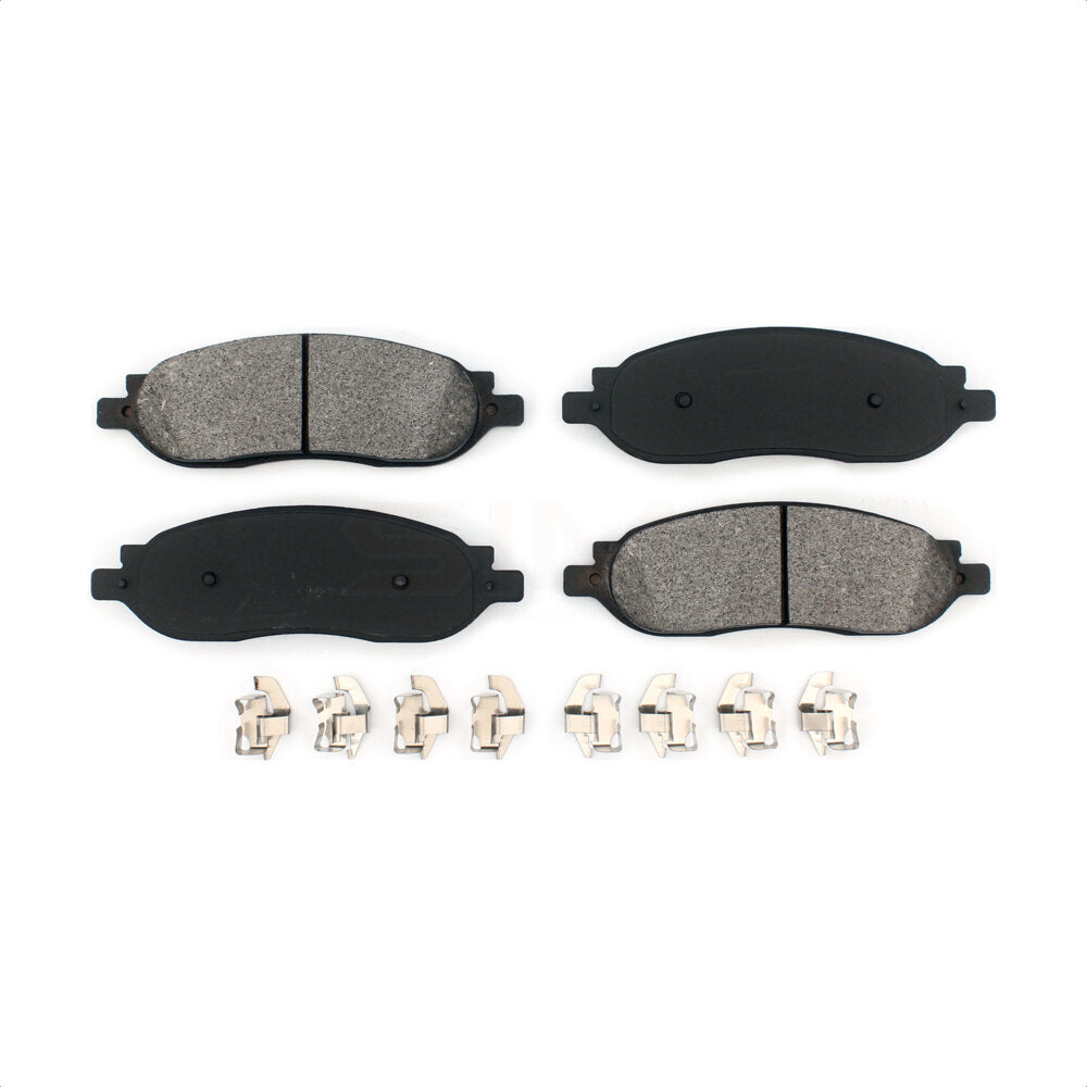 Plaquettes de frein à disque semi-métalliques arrière pour Ford F-350 Super Duty F-250 2005-2007